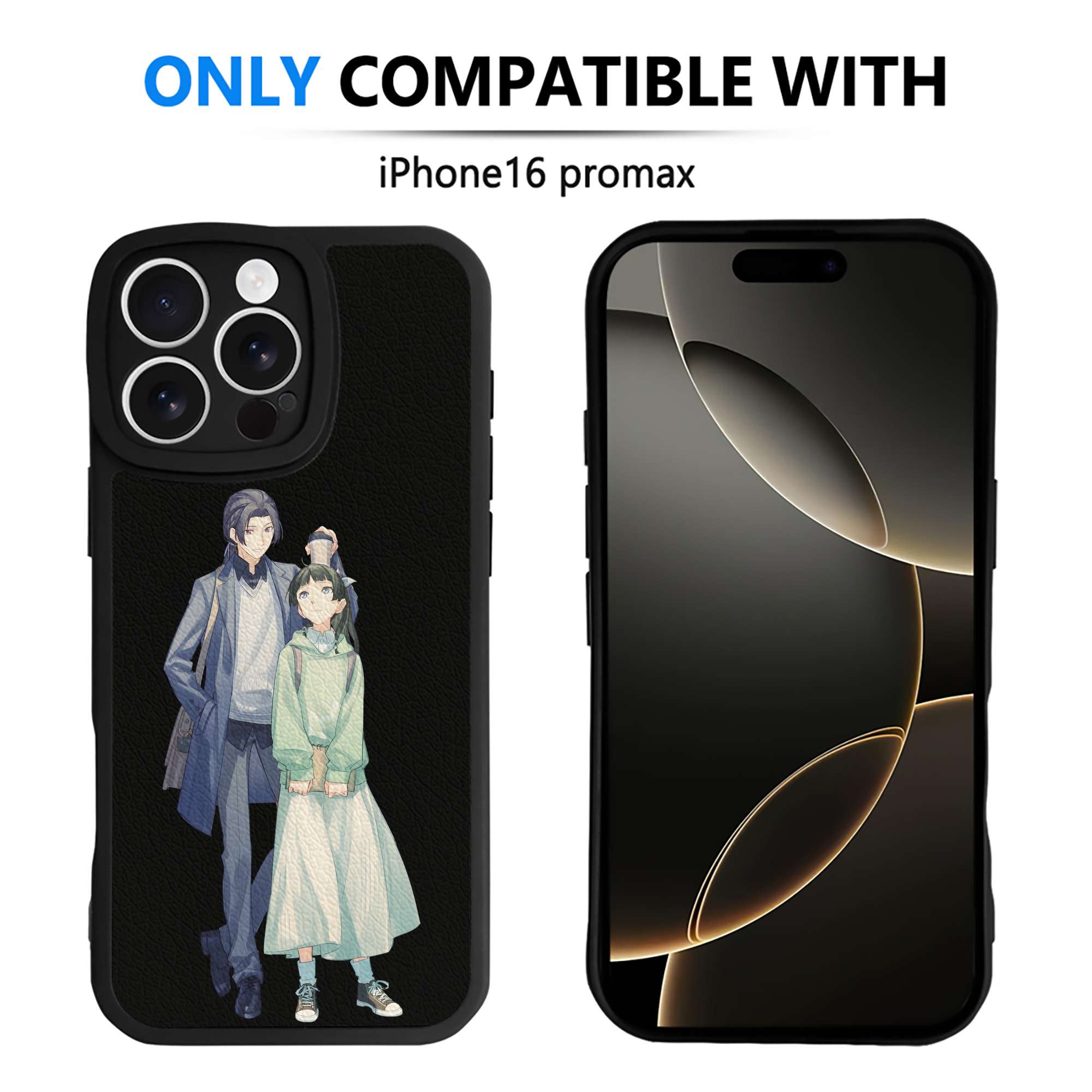 （画像用） 薬屋のひとりごと The Apothecary Diaries 【iPhone 16シリーズ対応】シリコンスマホケース（レザー調） 材質：シリコン
